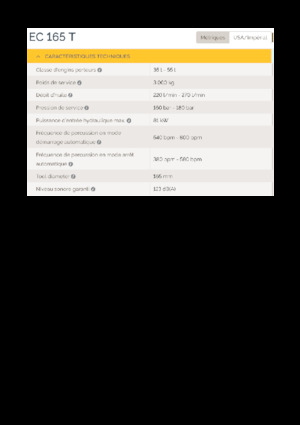 Hydraulik-Meißelhämmer Epiroc EC 165 T