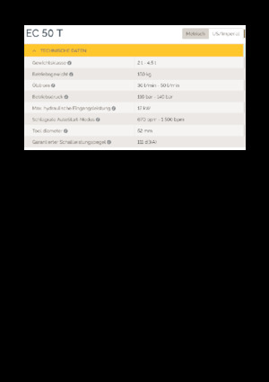 Hydraulik-Meißelhämmer Epiroc EC 50 T
