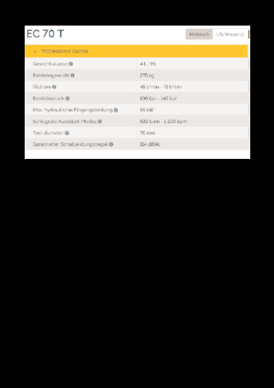 Hydraulik-Meißelhämmer Epiroc EC 70 T