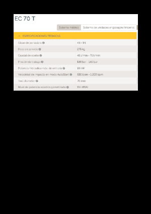 Hydraulik-Meißelhämmer Epiroc EC 70 T