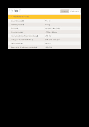 Hydraulik-Meißelhämmer Epiroc EC 90 T