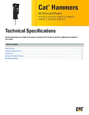 Hydraulik-Meißelhämmer Caterpillar H140GC S 
