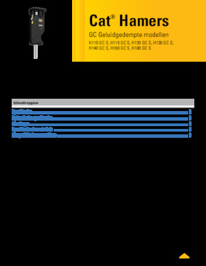 Hydraulik-Meißelhämmer Caterpillar H140GC S 