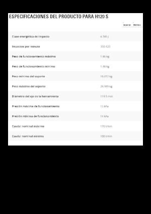 Hydraulik-Meißelhämmer Caterpillar H120 S