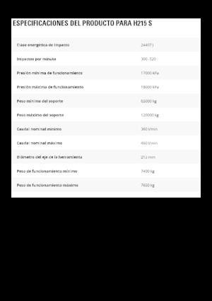 Hydraulik-Meißelhämmer Caterpillar H215 S