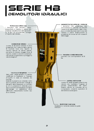Hydraulik-Meißelhämmer OSA Demolition Equipment HB 1500