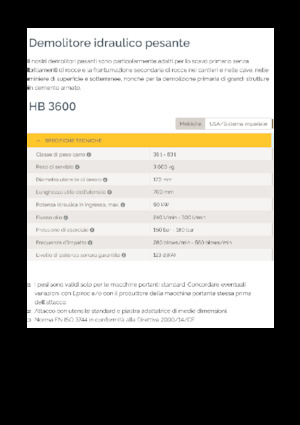 Hydraulik-Meißelhämmer Epiroc HB 3600