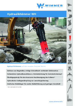Hydraulik-Meißelhämmer WIMMER WH 10
