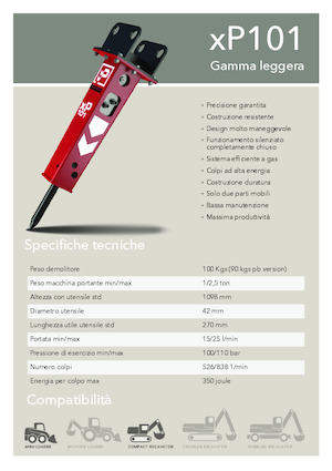 Hydraulik-Meißelhämmer Promove xP 101