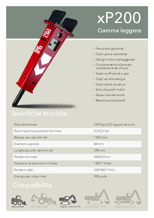 Hydraulik-Meißelhämmer Promove xP 200