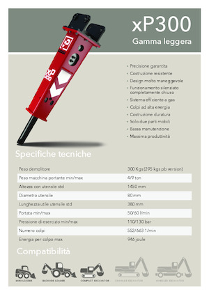 Hydraulik-Meißelhämmer Promove xP 300