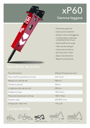 Hydraulik-Meißelhämmer Promove xP 60 