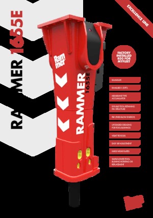 Hydraulik-Meißelhämmer Rammer 1655E