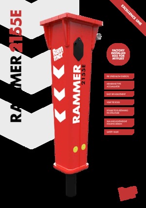 Hydraulik-Meißelhämmer Rammer 2155E