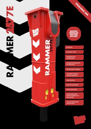 Hydraulik-Meißelhämmer Rammer 2577E