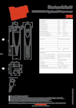 Hydraulik-Meißelhämmer Rammer 315