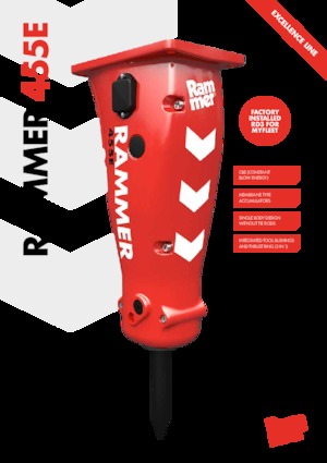 Hydraulik-Meißelhämmer Rammer 455E