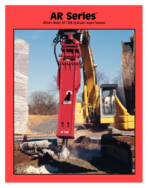 Hydraulik-Meißelhämmer Allied AR 140 B