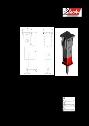 Hydraulik-Meißelhämmer Steck B 10
