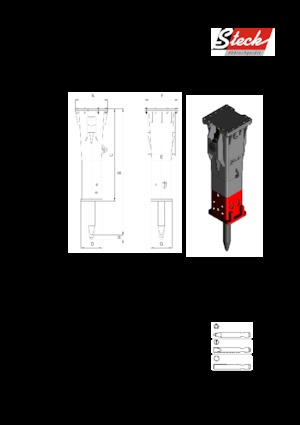 Hydraulik-Meißelhämmer Steck B 17