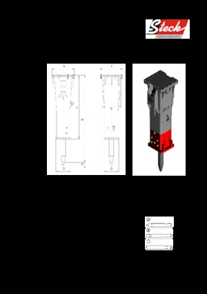 Hydraulik-Meißelhämmer Steck B 7