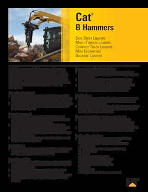 Hydraulik-Meißelhämmer Caterpillar B6