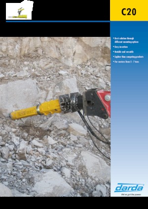 Hydraulik-Meißelhämmer Darda C20 V