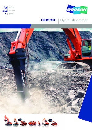 Hydraulik-Meißelhämmer Doosan DXB190H