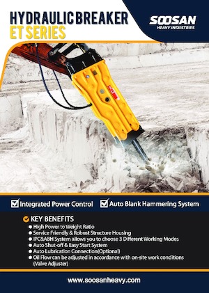 Hydraulik-Meißelhämmer Soosan ET200 