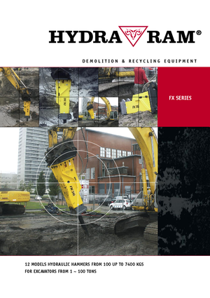 Hydraulik-Meißelhämmer Hydra Ram FX-340