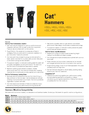 Hydraulik-Meißelhämmer Caterpillar H45E