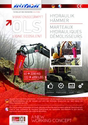 Hydraulik-Meißelhämmer Rotair OLS 95