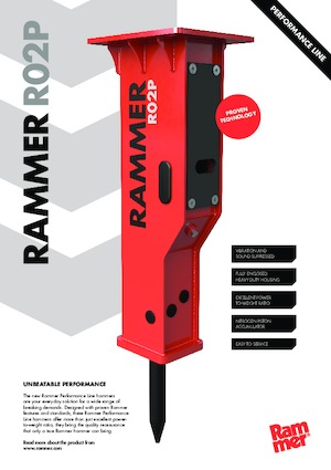 Hydraulik-Meißelhämmer Rammer R02P