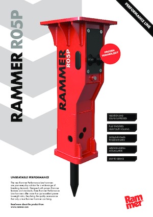 Hydraulik-Meißelhämmer Rammer R05P