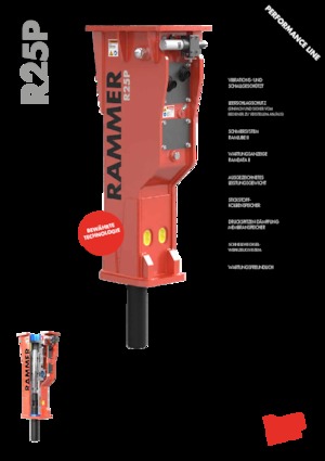 Hydraulik-Meißelhämmer Rammer R45P