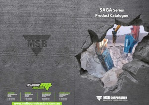 Hydraulik-Meißelhämmer MSB SAGA 50H