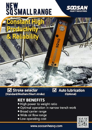 Hydraulik-Meißelhämmer Soosan SQ50