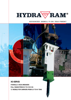Hydraulik-Meißelhämmer Hydra Ram XG 70 S