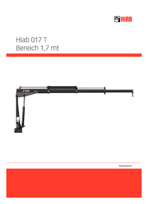 Hydr. Ladekrane Hiab 017 T-1 PTO B.Pack 103