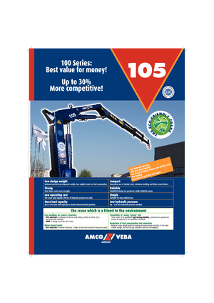 Hydr. Ladekrane Amco Veba 105-3 S