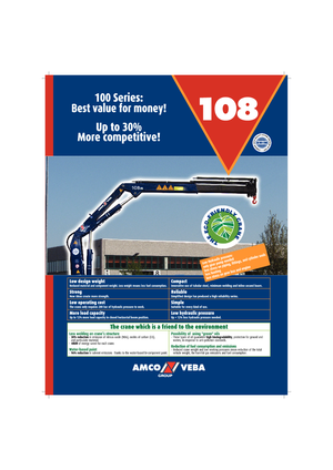 Hydr. Ladekrane Amco Veba 108-1 S