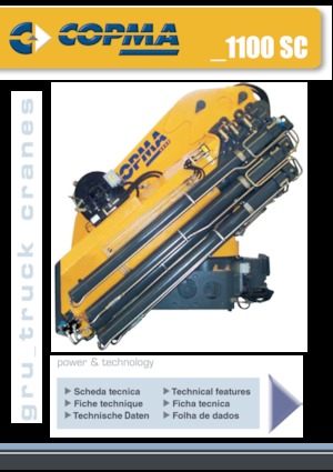 Hydr. Ladekrane COPMA 2000 1100.4 SC