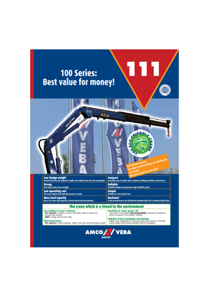 Hydr. Ladekrane Amco Veba 111-3 S