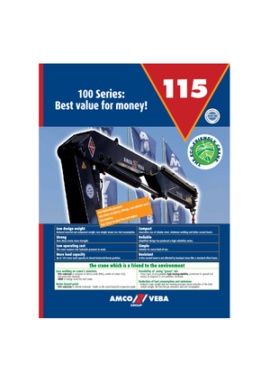 Hydr. Ladekrane Amco Veba 115-1 S