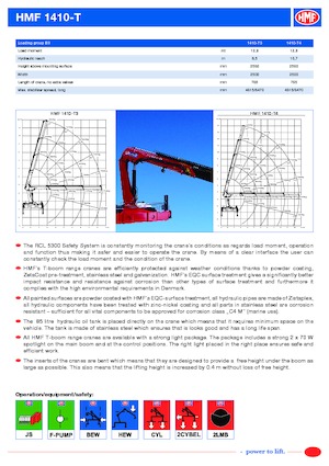 Hydr. Ladekrane HMF 1410-T4