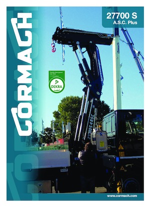Hydr. Ladekrane Cormach 27700 S8 A.S.C. Plus