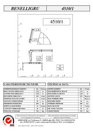 Hydr. Ladekrane Benelligru 4510/1
