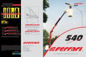 Hydr. Ladekrane Ferrari® 540 A2 