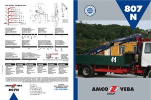 Hydr. Ladekrane Amco Veba 807N-3 S Jib 1