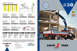 Hydr. Ladekrane Amco Veba 820-5 S Jib 2S